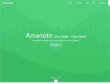 Tablet Screenshot of amanote.com